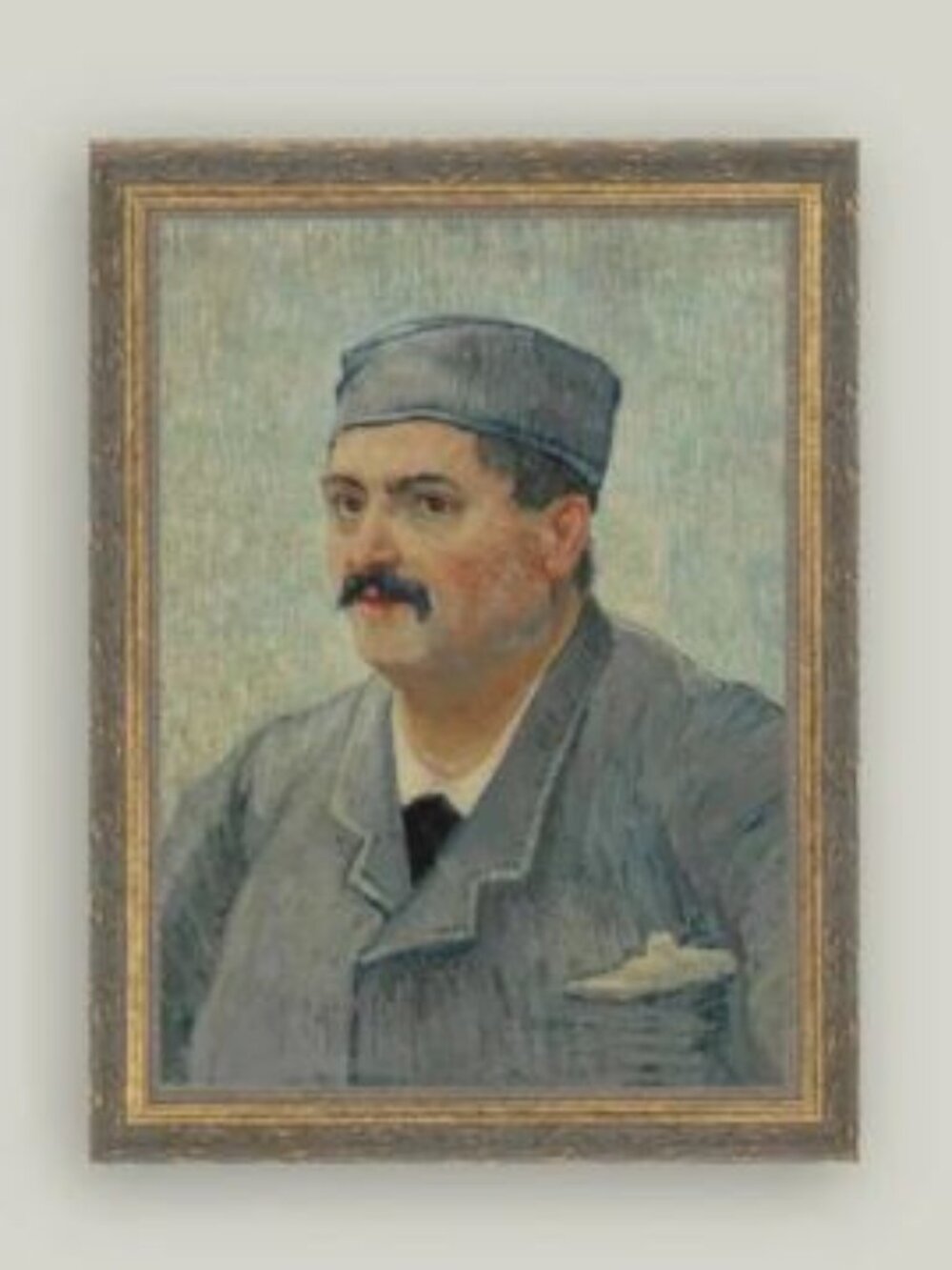 NEW PETAL LANE VINCENT VAN GOGH CHEF PORTRAIT "PORTRAIT OF A MAN WITH A SKULL CA